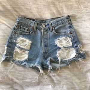 Levi vintage denim shorts